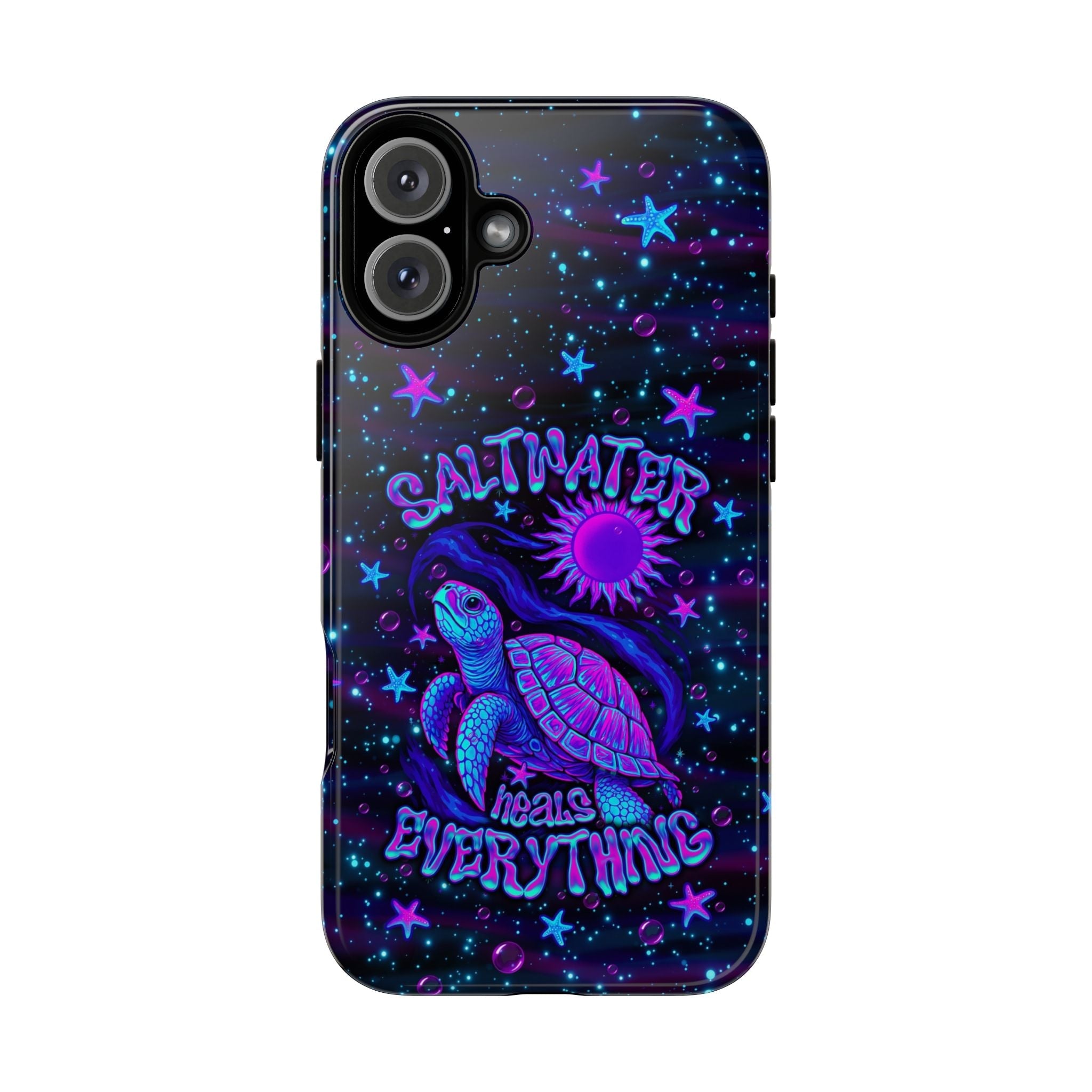 SALTWATER HEALS EVERYTHING TURTLE PHONE CASE  - TLNO1304262