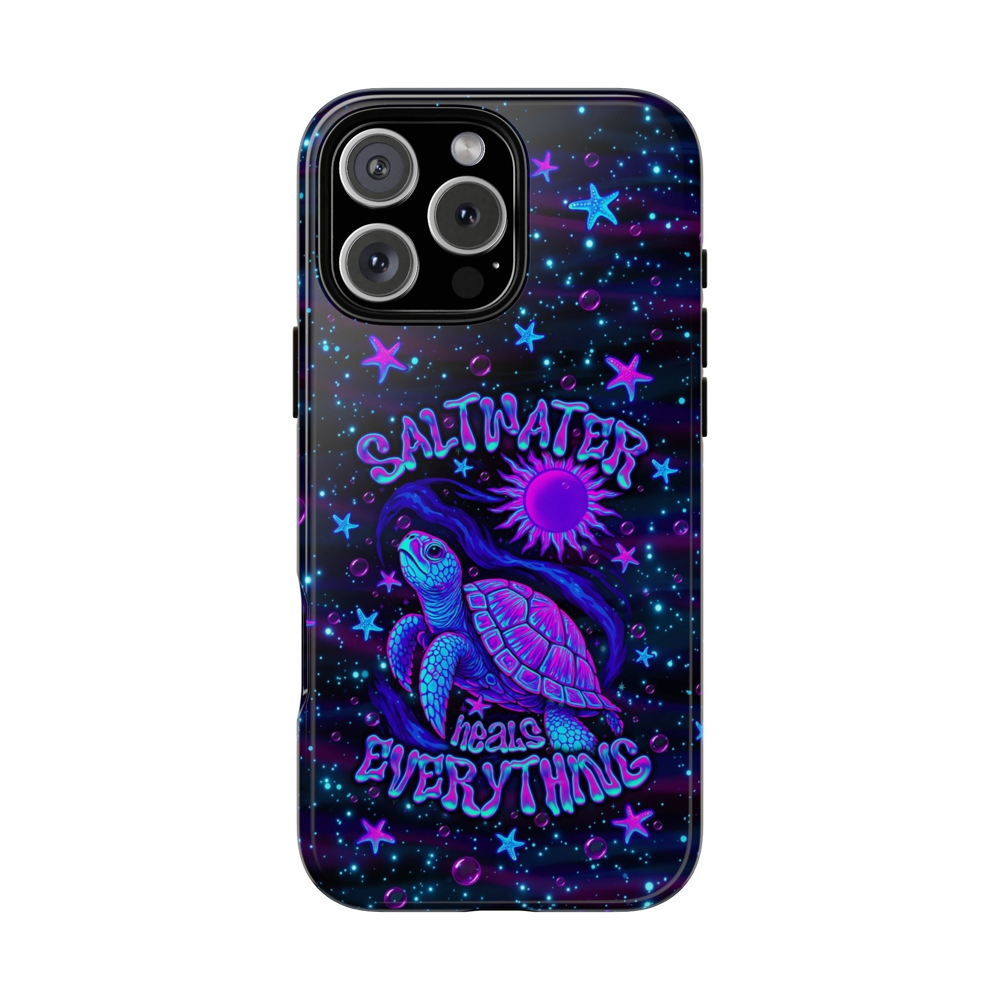 SALTWATER HEALS EVERYTHING TURTLE PHONE CASE  - TLNO1304262