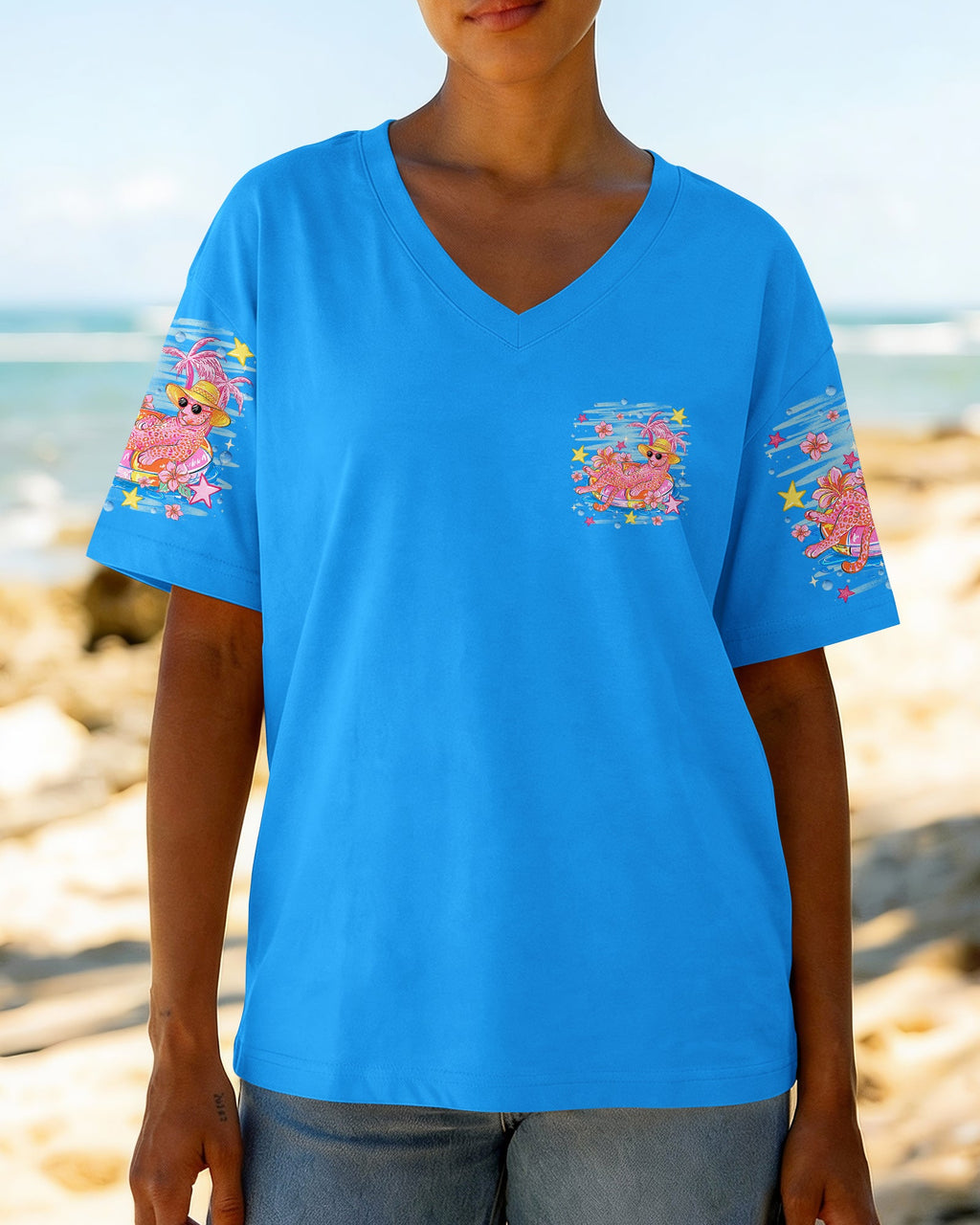HOTTER THAN A HOOCHIE COOCHIE LEOPARD ALL OVER PRINT  - TLHN2406262