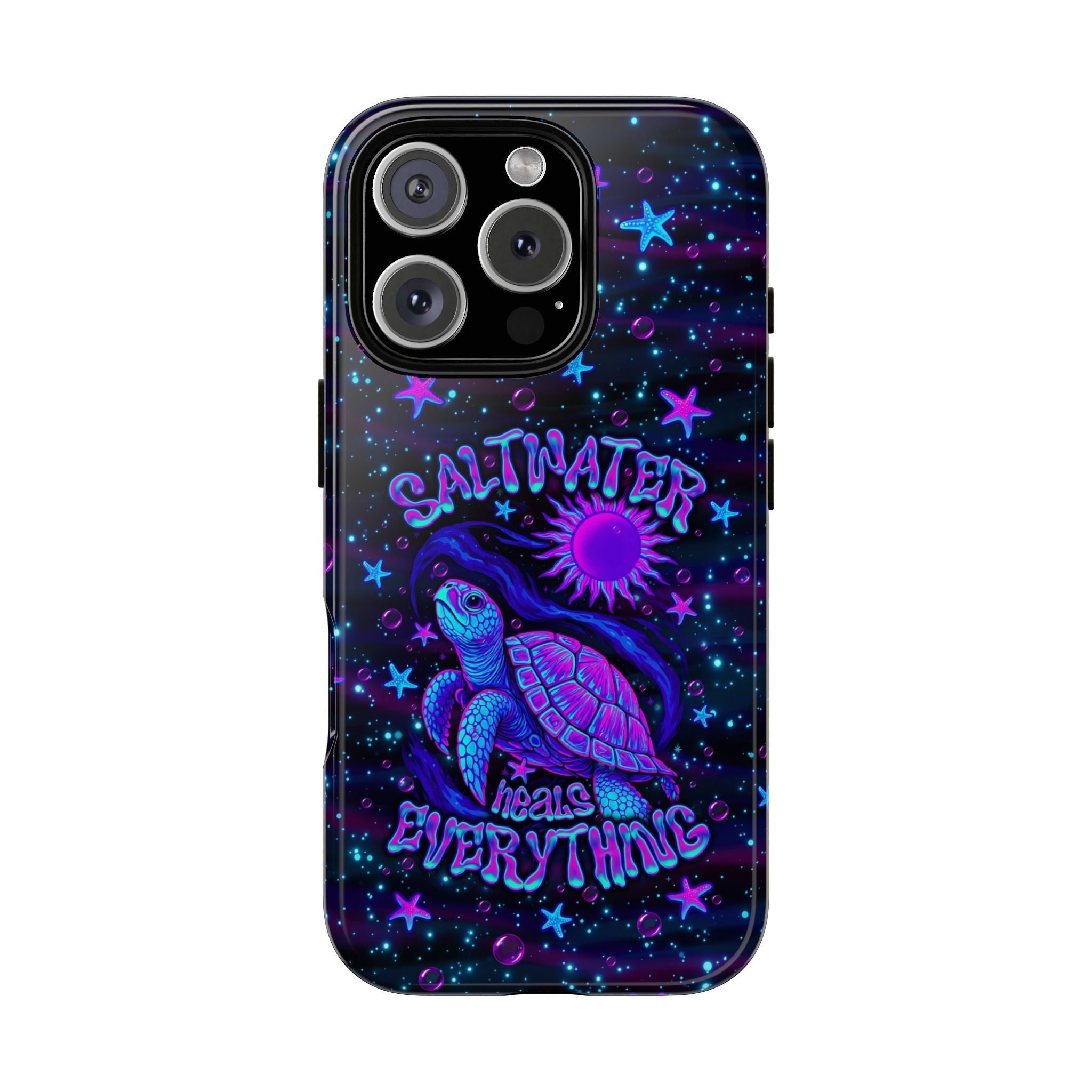 SALTWATER HEALS EVERYTHING TURTLE PHONE CASE  - TLNO1304262