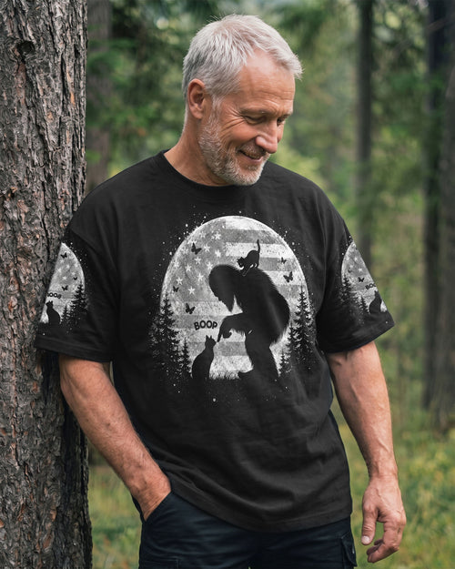 BOOP BIGFOOT CAT MOONLIGHT ALL OVER PRINT  - TLNO0306261